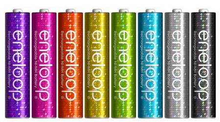 Аккумуляторы Eneloop Tones Glitter от Sanyo Аккумуляторы Eneloop Tones Glitter от Sanyo