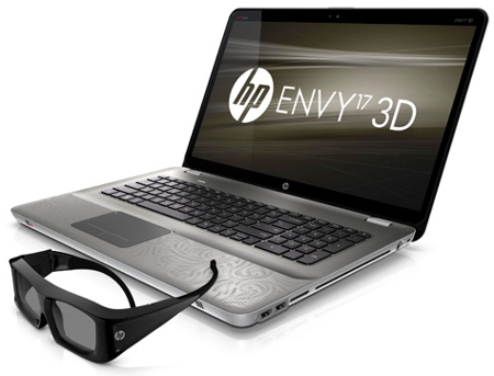 3D-ноутбуки от Hewlett Packard HP Envy 17
