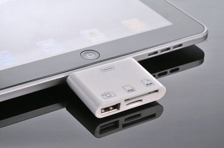 iPad 3-in-1 camera connection kit.