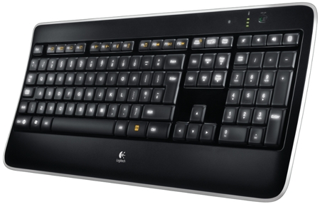 Беспроводная клавиатура с подсветкой клавиш Logitech Wireless Illuminated Keyboard K800