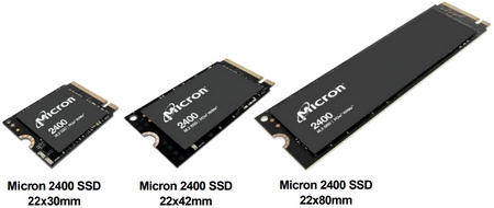 Твердотельные накопители Micron 2400 SSD
