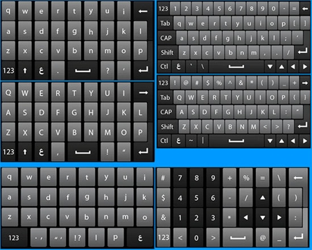 Windows Mobile keyboard 6.5.3