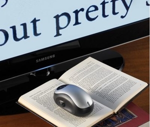 Гаджет для слабовидящих - устройство, способное увеличивать мелкий текст - Wireless Page to TV Magnifier