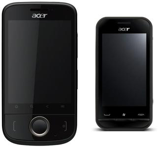 Смартфоны Acer E110 и Acer P300