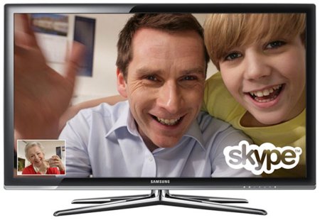 Телевизоры Samsung HDTV 7000 и 8000 с поддержкой Skype