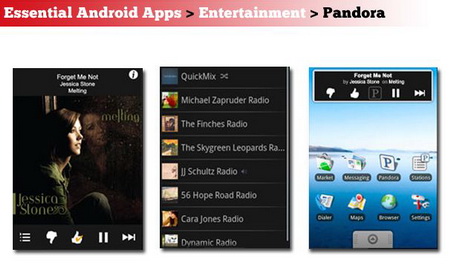 Приложение Android Pandora