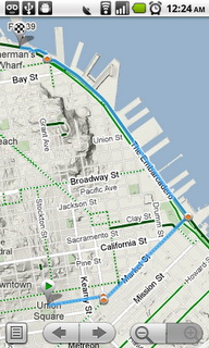 Приложение Google Maps, версия 4.2 для смартфонов Android