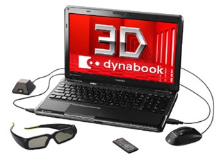 Ноутбук Dynabook TX/98MBL с поддержкой 3D