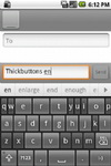 Программа для Android THICK BUTTONS KEYBOARD V.0.9.7