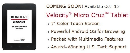 Velocity Micro Cruz Tablet