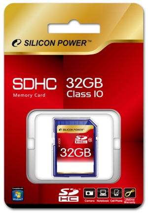 Карта памяти Silicon Power Class10 SDHC