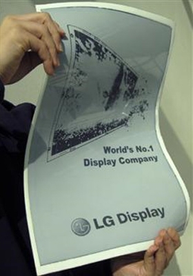 Гибкая электронная бумага от LG Гибкая электронная бумага от LG