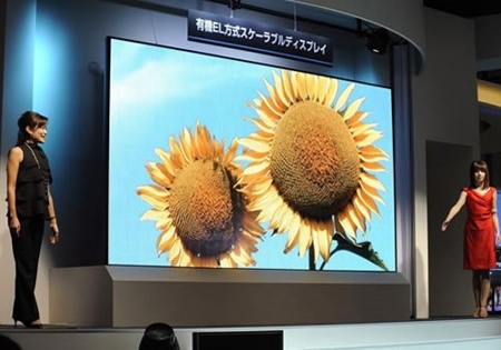 дисплей Diamond Vision OLED от Mitsubishi дисплей Diamond Vision OLED от Mitsubishi