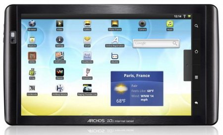 Планшет Archos 101 на базе Android 2.2