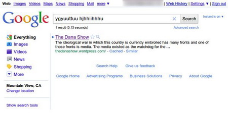 Результаты поисковой выдачи Google Результаты поисковой выдачи Google