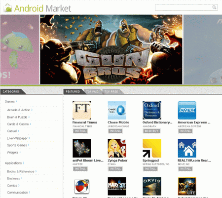 Магазин приложений Android Market Web Store Магазин приложений Android Market Web Store