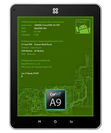 SmartQ Ten: 9,7-дюймовый планшет с процессором Cortex-A9 SmartQ Ten: 9,7-дюймовый планшет с процессором Cortex-A9