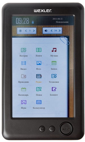 Электронная книга с цветным экраном WEXLER.BOOKT5002