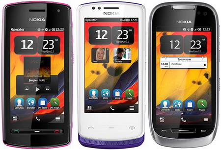Смартфоны Nokia 600, 700 и 701 