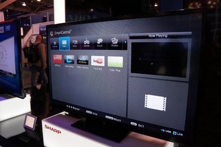 телевизор Sharp Aquos 2012