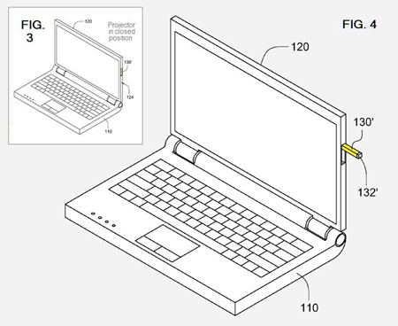 ноутбук ASUS с пикопроектором