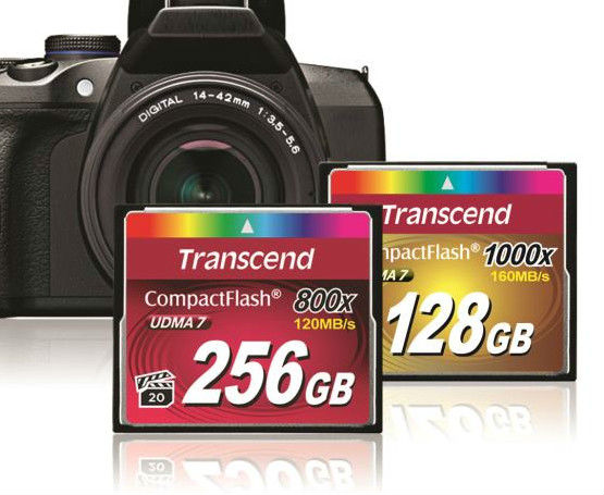 карты памяти Transcend Information Premium CompactFlash 800x