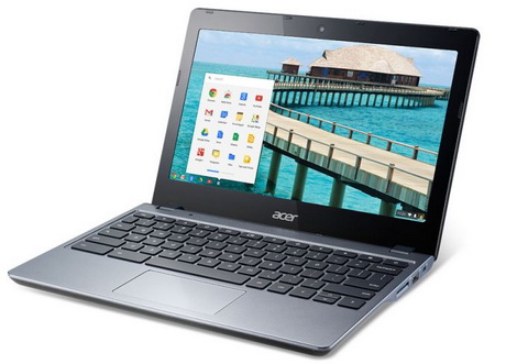 Хромбук с процессором Intel Core i3 Acer C720