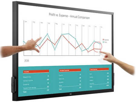 Монитор Dell 70 Interactive Conference Room Monitor