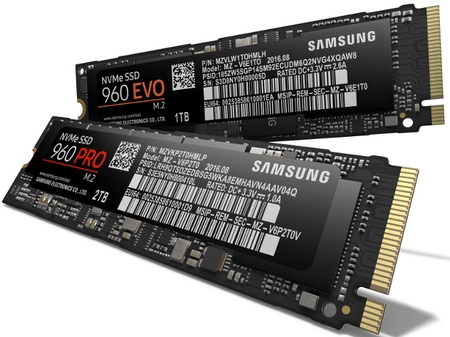 Накопители Samsung 960 EVO