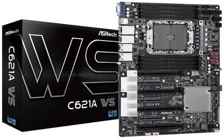 Материнская плата ASRock C621A WS Материнская плата ASRock C621A WS