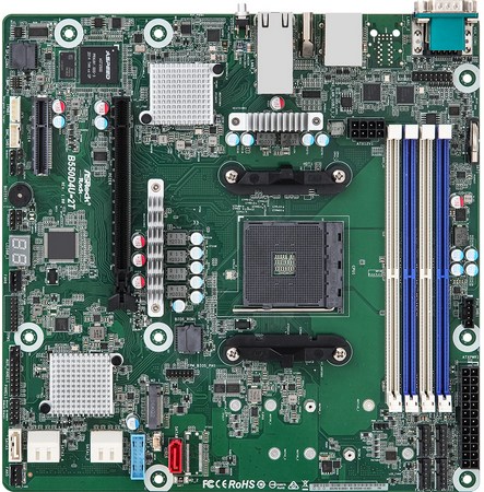 Материнская плата ASRock Rack B550D4U-2T