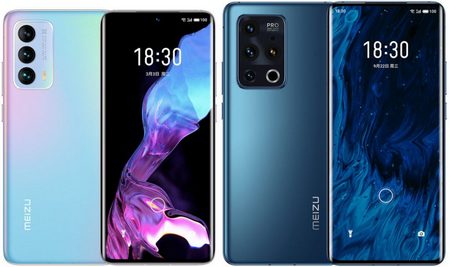 Смартфоны Meizu 18s и Meizu 18s Pro