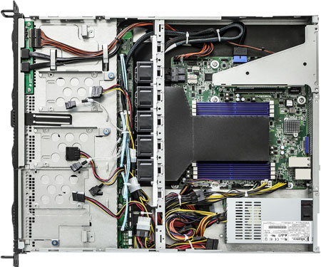 сервер ASRock Rack 1U4LW-ROME/2T