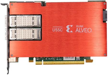 Ускоритель Xilinx Alveo U55C