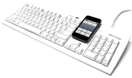 Клавиатура Matias USB 2.0 Keyboard + Smartphone Stand