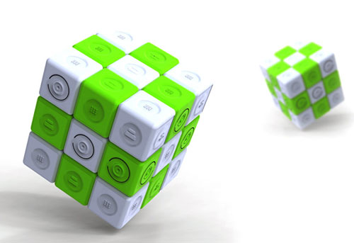 Концепт зарядного устройства Magic Cube