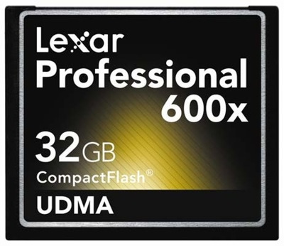 карты CompactFlash от Lexar 600X Professional
