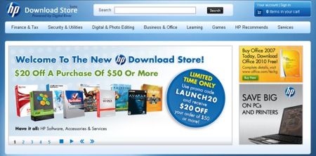 HP Download Store HP Download Store
